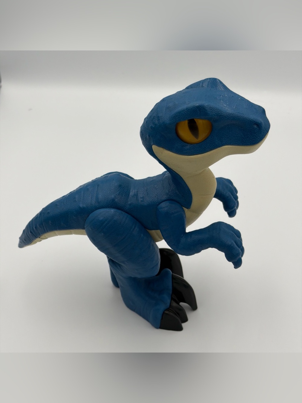 Imaginext Jurassic World XL Blue Raptor 9 in Toy Dinosaur Mattel 2020